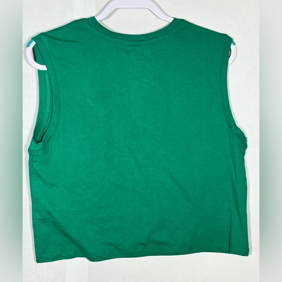 NWT Looney Tunes Shrit Women’s Size Medium Sleeveless Green Teal I’m The Boss - Picture 8 of 8